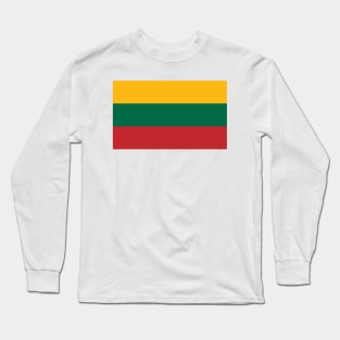 Flag of Lithuania Long Sleeve T-Shirt